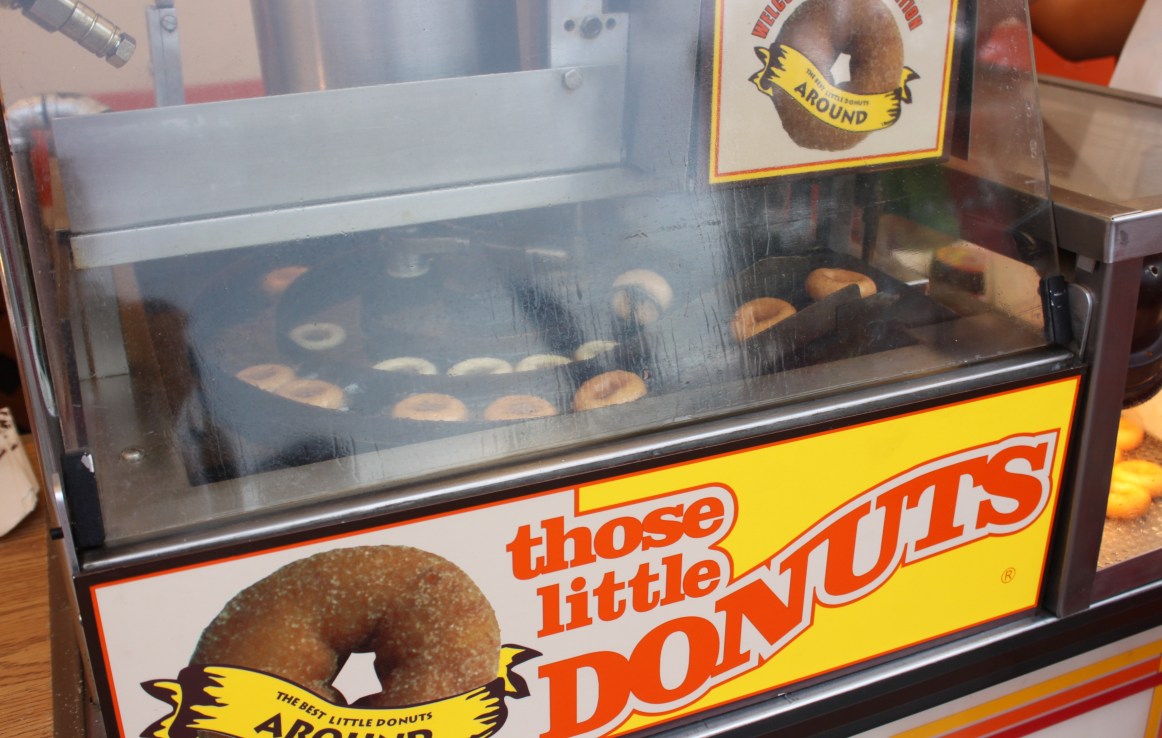 Those Little Donuts staff serving customers